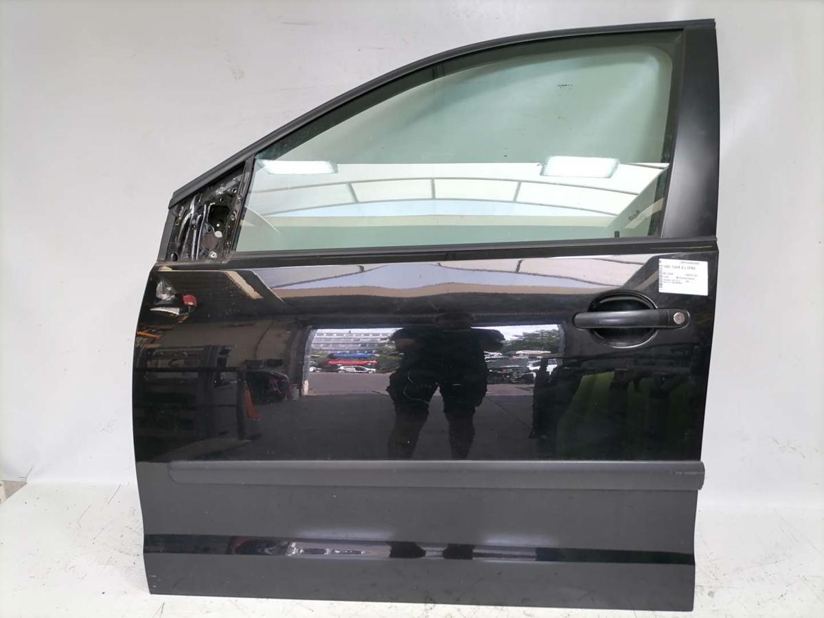 VW Polo 9N1 original Tür vorn links L041 Brillantschwarz 5-Türer Bj.2004